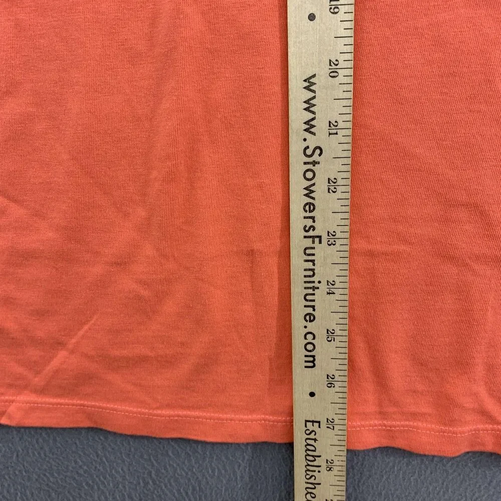 Life Is Good Shirt Womens 2XL Orange Crusher Tee Wine Glass Graphic Cotton NWT - Picture 7 of 10